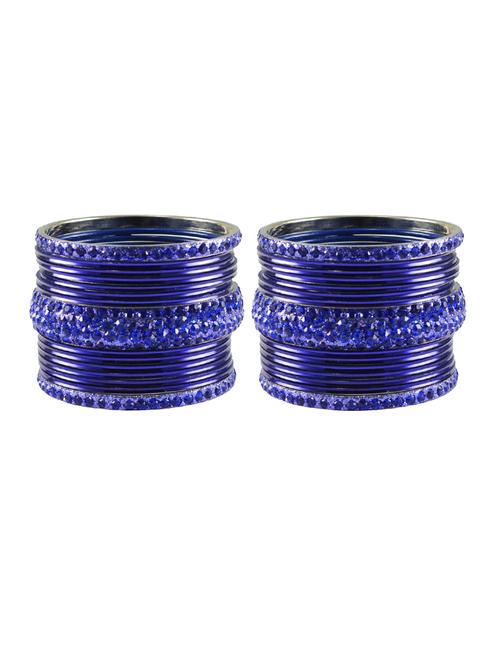 stone studded brass bangles - 18769767 - Very Small Image - 1