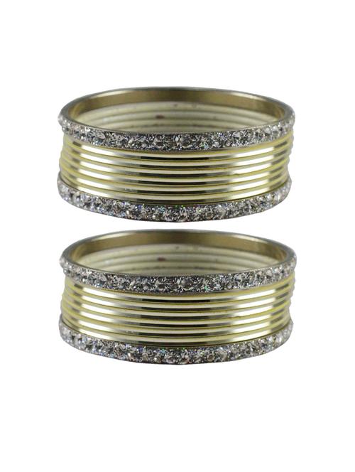 stone studded brass bangles - 18769773 - Very Small Image - 1