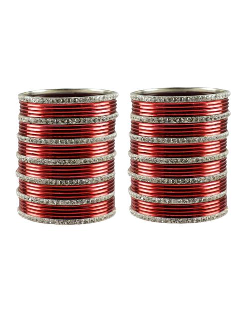 stone studded brass bangles - 18769863 - Very Small Image - 1