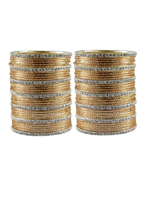 stone studded brass bangles - 18769878 - Very Small Image - 1