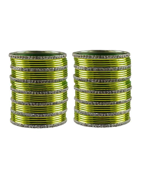 stone studded brass bangles - 18769883 - Very Small Image - 1