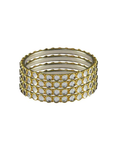 golden stone brass bangle - 18769927 - Very Small Image - 1