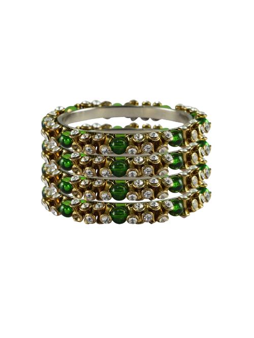 white stone brass bangle - 18770357 - Very Small Image - 1