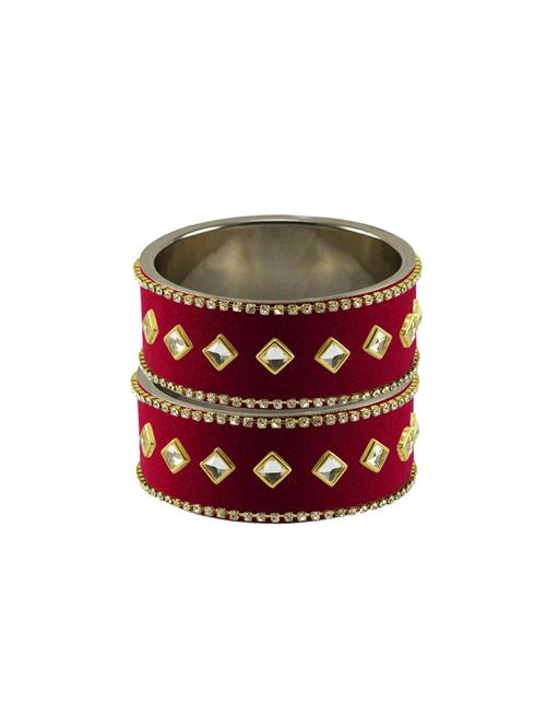 stone stud brass bangle - 18771824 - Very Small Image - 1