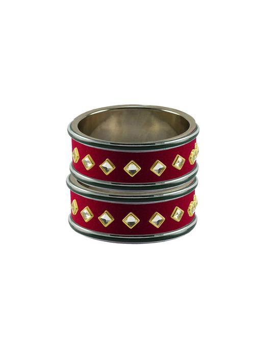 rani stone stud brass bangle - 18773011 - Very Small Image - 1