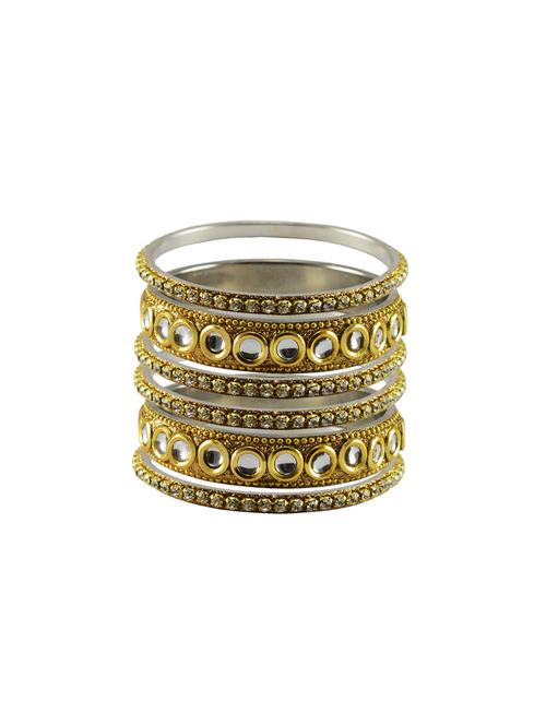 stone stud brass bangle  - 18773565 - Very Small Image - 1