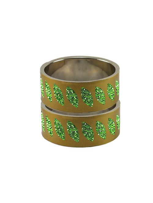 stone stud brass bangle - 18773611 - Very Small Image - 1