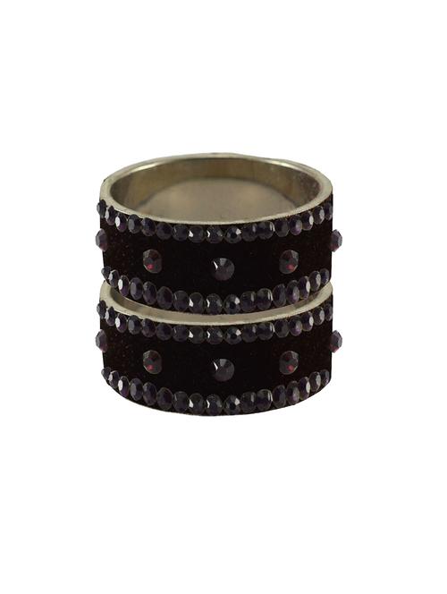 stone stud brass bangle - 18774467 - Very Small Image - 1