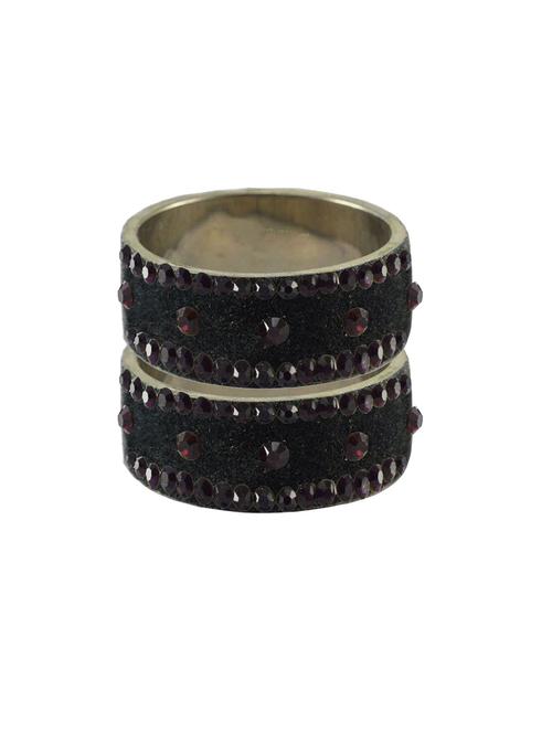 stone stud brass bangle - 18774491 - Very Small Image - 1