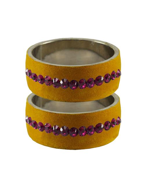 light brown stone stud brass bangle - 18775531 - Very Small Image - 1