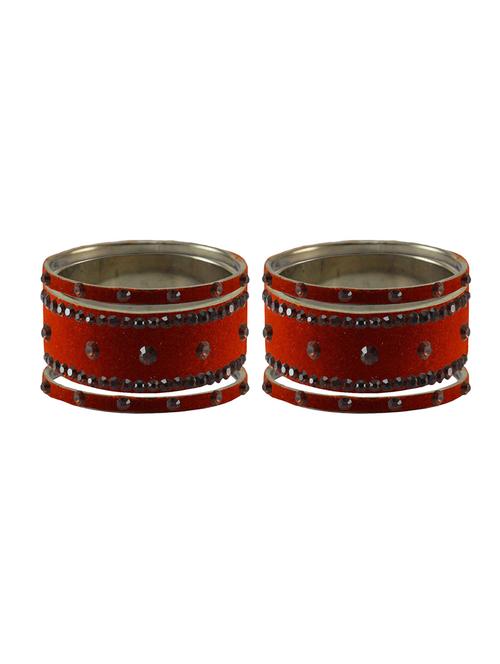 stone studded brass bangle - 18777060 - Very Small Image - 1