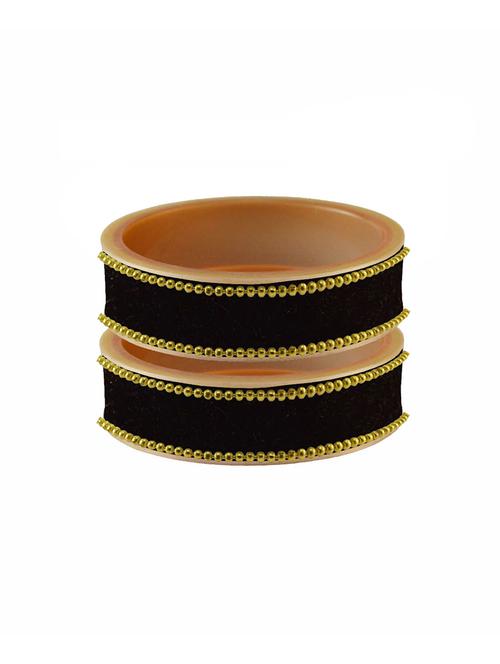 plain studded brass bangle - 18778828 - Very Small Image - 1