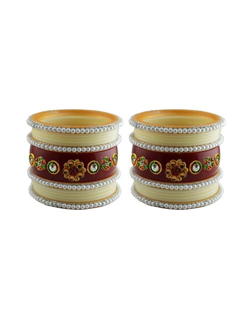 stone studded acrylic bangle - 18782419 - Very Small Image - 1