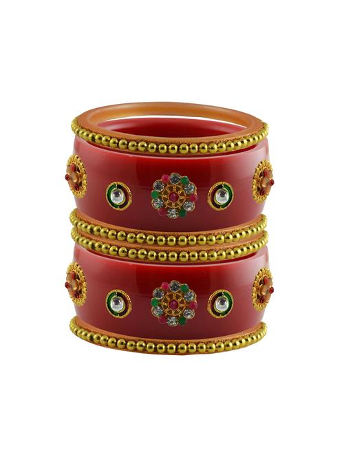 stone studded acrylic bangles - 18784735 - Very Small Image - 1