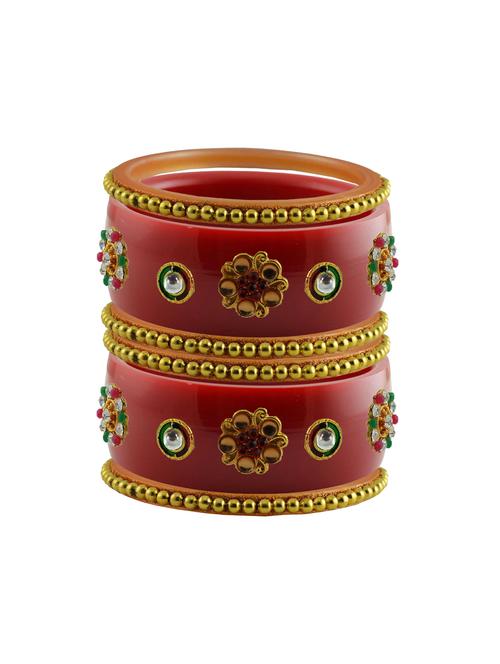 stone studded acrylic bangles - 18784878 - Very Small Image - 1