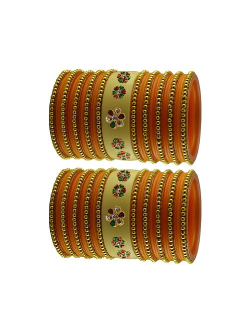 stones work acrylic bangles set  - 18785411 - Very Small Image - 1