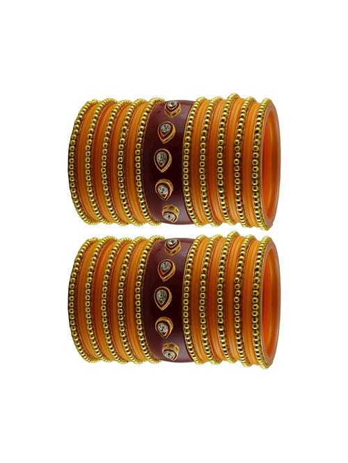 stones work acrylic bangles set  - 18785435 - Very Small Image - 1