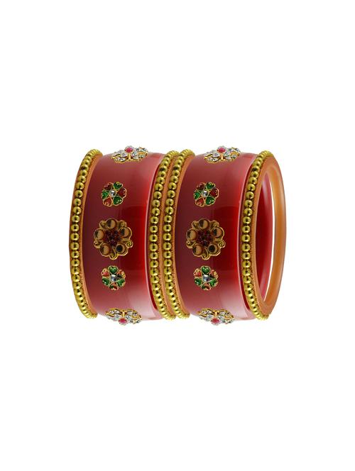 red stone stud acrylic bangle with very extra large size - 18785834 - Very Small Image - 1