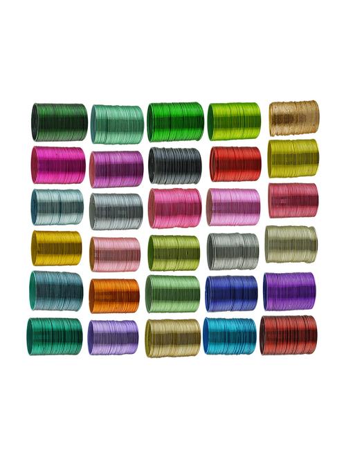 multi metal plain bangle - 18787012 - Very Small Image - 1