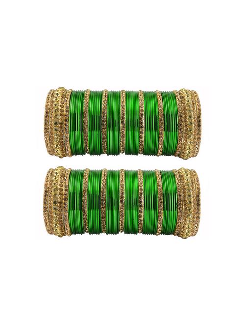 green stone stud bangle  - 18787078 - Very Small Image - 1