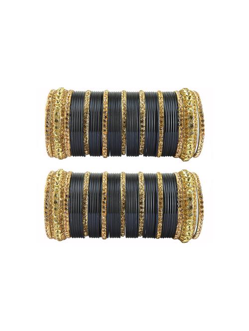 black stone stud bangle  - 18787087 - Very Small Image - 1