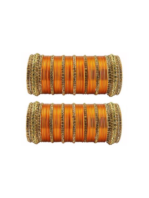 orange stone stud bangle  - 18787094 - Very Small Image - 1