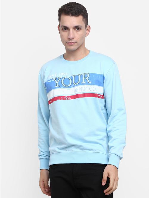 mens chest print sweatshirt - 18788636 - Very Small Image - 1