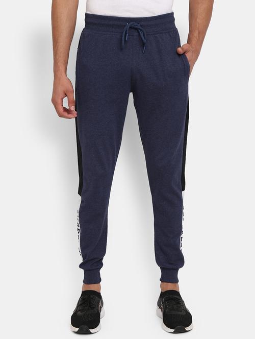 blue cotton  full length track pant - 18788908 - Very Small Image - 1