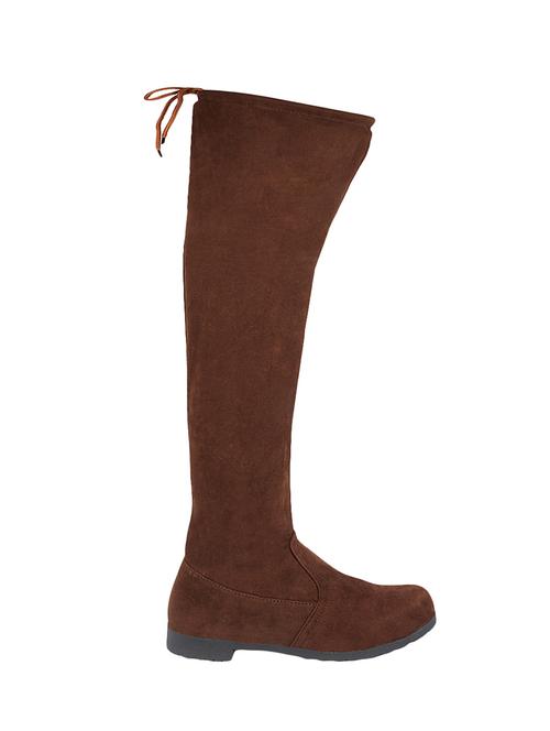 brown knee length boot - 18790839 - Very Small Image - 1