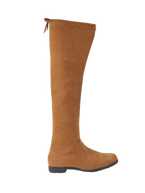 tan knee length boot - 18790840 - Very Small Image - 1