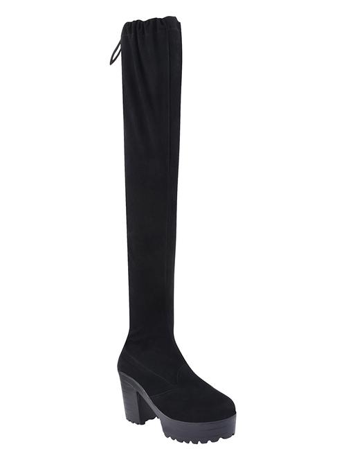 black knee length boot - 18790854 - Very Small Image - 1