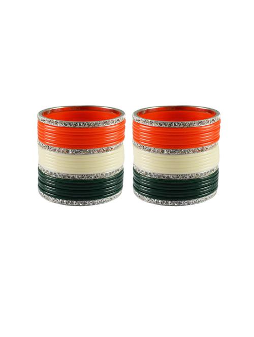 stone studded acrylic bangles - 18791431 - Very Small Image - 1