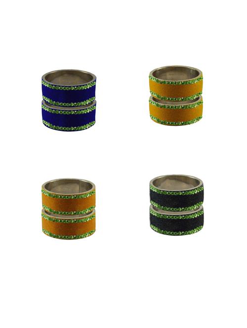 stone studded bangles combo - 18792756 - Very Small Image - 1