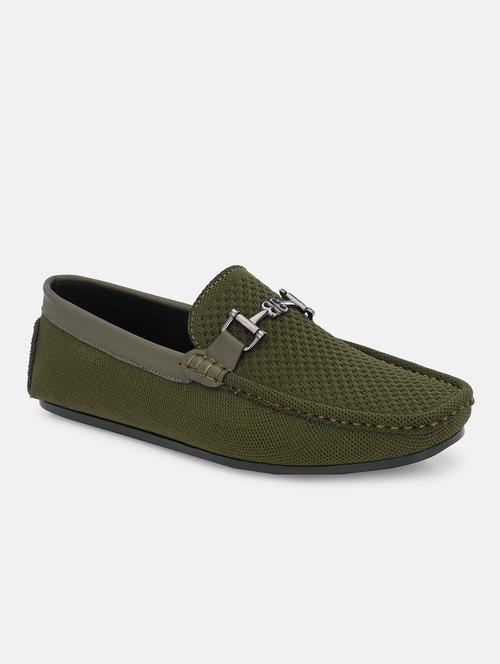 green mesh & synthetic slip on loafers - 18793933 - Very Small Image - 1