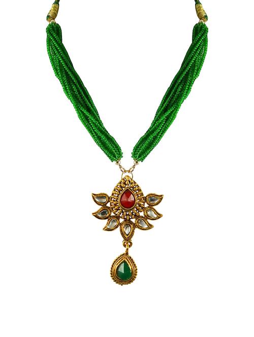 Gold Brass Pendant - 18796680 - Very Small Image - 1