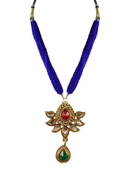 Gold Brass Pendant - 18796685 - Very Small Image - 1