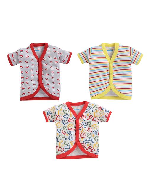 pack of 3 multi colored printed t-shirts - 18800355 - Very Small Image - 1