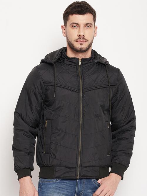 multi coloured quilted hooded jacket - 18801218 - Very Small Image - 1