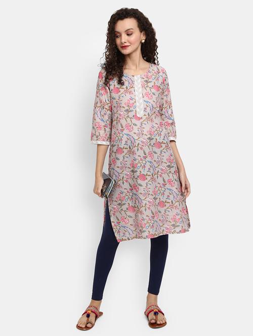 women's straight kurta - 18801769 - Very Small Image - 1