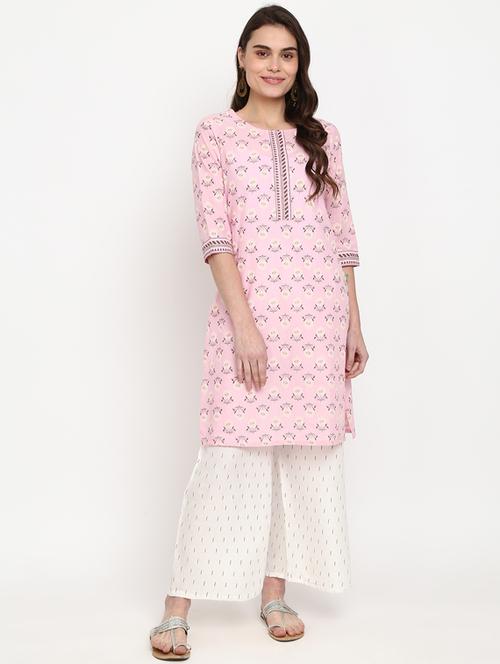 women's straight kurta - 18801793 - Very Small Image - 1