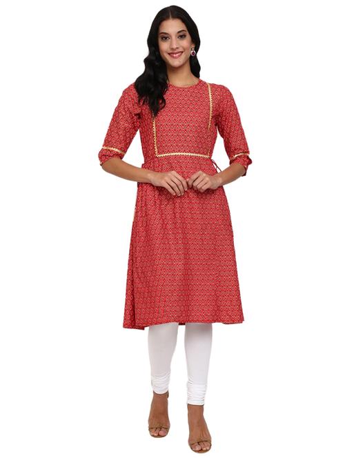 women's a-line kurta - 18801874 - Very Small Image - 1
