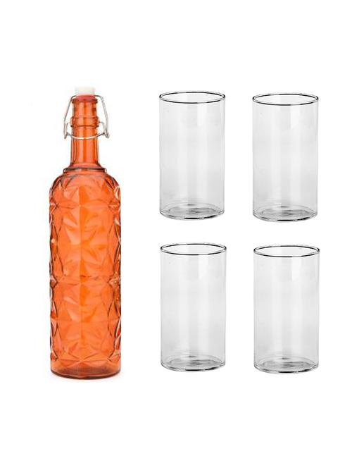 water milk serving and storing bottle and glass set- a552 - 18806005 - Very Small Image - 1