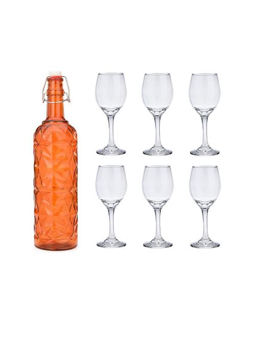 water milk serving and storing bottle and glass set- a620 - 18806071 - Very Small Image - 1