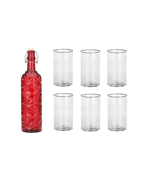 water milk serving and storing bottle and glass set -  a94 - 18806481 - Very Small Image - 1