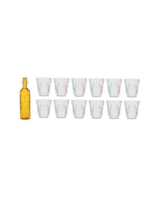 water milk serving and storing bottle and glass set  - 18806514 - Very Small Image - 1