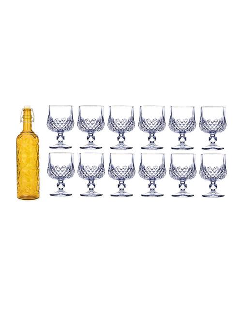 water milk serving and storing bottle and glass set  - 18806526 - Very Small Image - 1