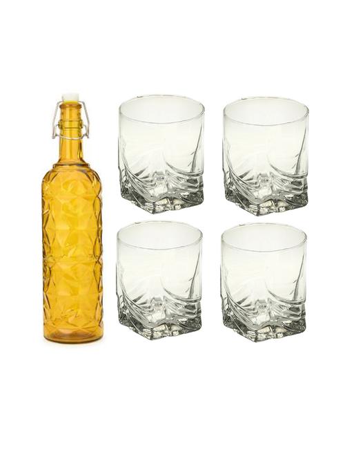 water milk serving and storing bottle and glass set  - 18806573 - Very Small Image - 1