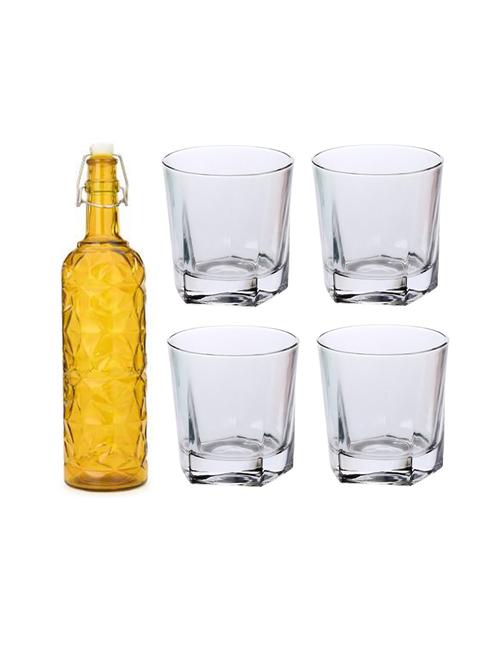 water milk serving and storing bottle and glass set  - 18806600 - Very Small Image - 1