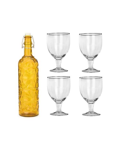 water milk serving and storing bottle and glass set  - 18806616 - Very Small Image - 1
