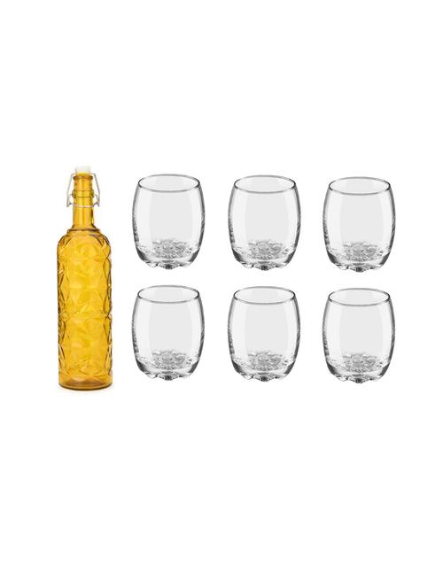 water milk serving and storing bottle and glass set  - 18806628 - Very Small Image - 1